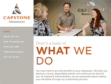 Tablet Screenshot of capstonebenefits.com